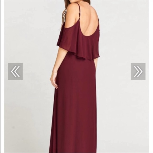 Merlot Show me your mumu bridesmaids dress S - Picture 3 of 11